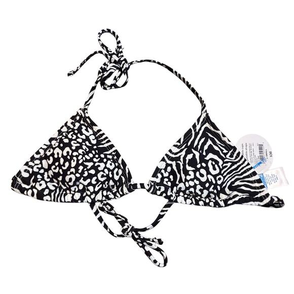 Swimsuit Bikini black and white zebra print XS NWT - Picture 1 of 3